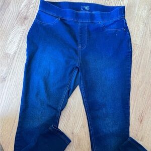 Women's Size 14W JEANS Terra & Sky Blue Jeggings with Stretchy Comfort